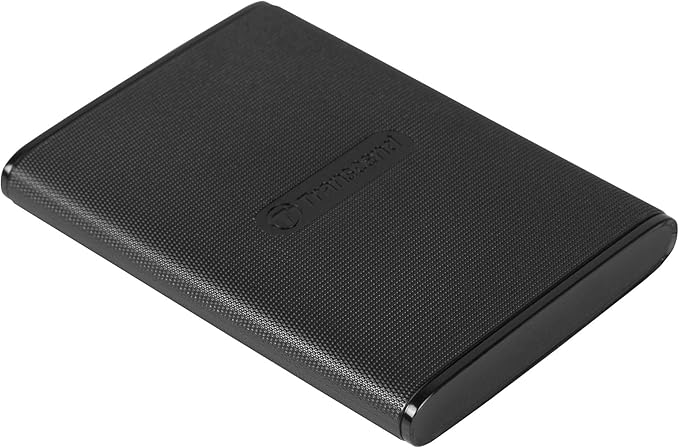 Transcend 500GB External SSD for iPhone/iPad/Mac/Windows/Android, PC/Laptop/Tablet/TV/Game Console, Portable Solid State Drive with One Touch Back up, One-Time Password Unlock, Type-A&Type-C Cables