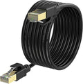 YixHG CAT 8 Ethernet Cable 50 ft, Internet Network Cord, 40Gbps 2000Mhz LAN Wires, High Speed SSTP LAN Cables with Gold Plated RJ45 Connector for Router, Modem, Gaming, Xbox (50 ft)