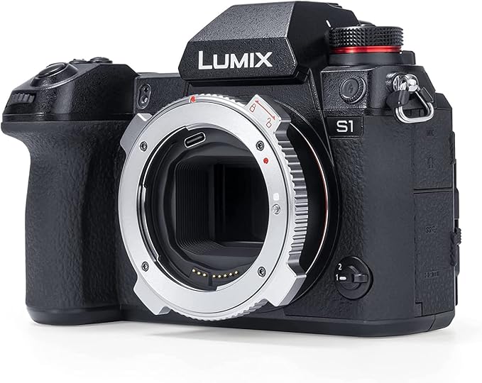 VILTROX EF-L Pro Auto Focus Lens Mount Adapter With Security Lock for Canon EF/EF-S to L Mount Camera - Compatible With Leica SL2, Lumix S1 S1H S5, Sigma fp L - Ideal for Large Lenses