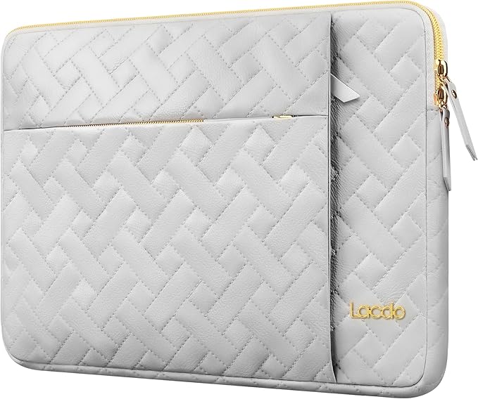 Lacdo 13 Inch Laptop Sleeve Case for 13 inch New MacBook Air M4 A3240 2025, M3 A3113, M2 A2681, M1 A2337 A2179 A1932 2024-2018 | 13" MacBook Pro M2/M1 A2338 A2251 A2289 Computer Bag, Space Gray