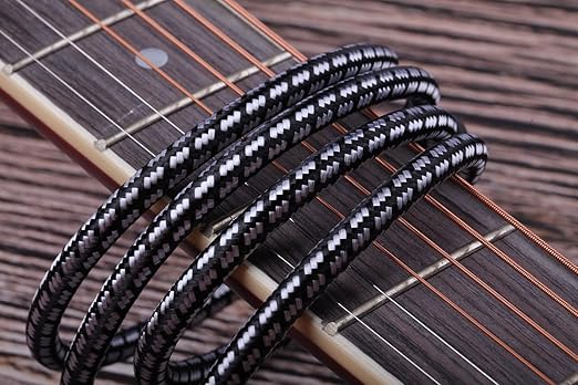 Aux Cord, Audiophile 3.5mm Stereo Audio Cable [0.75m (2.5 Feet), Silvered-Plated Copper core, Right Angle] Unbreakable and Great for Laptop, Tablets,Headphones, Cars and More.