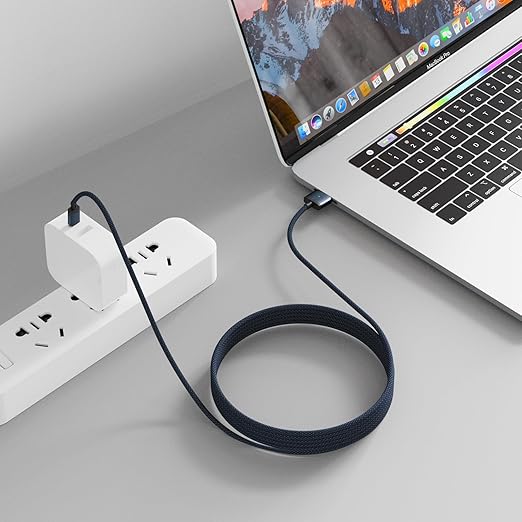 USB-C to Magnetic 3 Cable Compatible with Magsafe Charging Cable for M4 14” 16” MacBook Pro 2024 M3 Pro & Max, MacBook Air 2022 M2, Pro 2023 M2 Pro & Max - 6.6ft