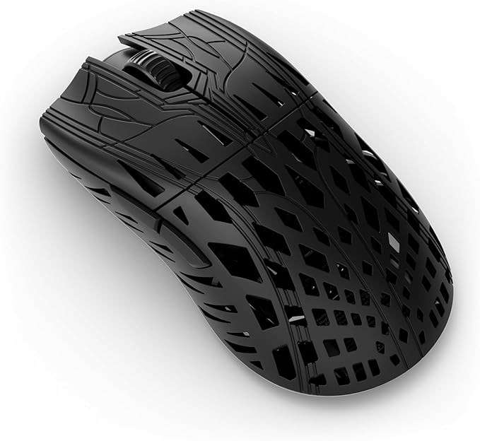 PWNAGE Trinity Wireless Gaming Mouse 8kHz - 39 Grams Ultralight Esports Pro Gamer Flawless Professional Custom Xero PAW3950 Optical Sensor 36,000 DPI - 8000Hz -100% PTFE Skates Symm 2 - Black