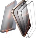 3 Pack for iPhone 12 Pro Max Tempered Glass Screen Protector, Dust Free CABIN, Auto Positioning, Bubble Free, High Definition, Easy Installation,9H+ Hardness