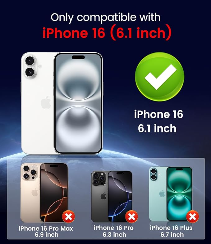 Magnetic for iPhone 16 Case [Compatible with MagSafe][Built-in Camera Lens Protector] Slim Soft Silicone Bumper Shockproof Metallic Luster Phone Case (Purple)