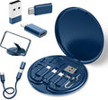 USB C to USB Adapter, USB-C Adapter Kit Contains Multiple OTG Adapters for Type C Male, USB A to C Male Cable, Micro USB to Type C, Equipped with SIM Extractor and Phone Stand