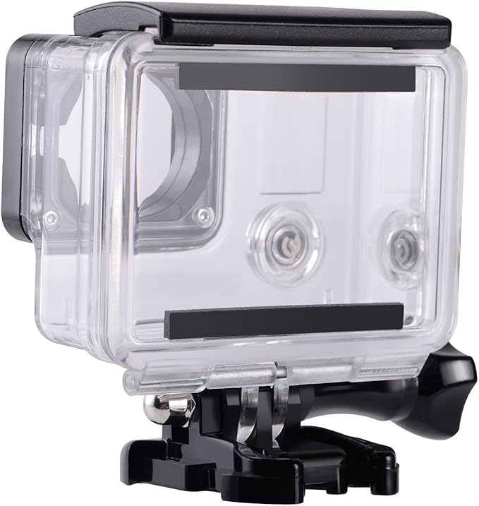 Suptig Replacement Waterproof Case Protective Housing for GoPro Hero 4, Hero 3+, Hero 3 Accessories Action Camera for Underwater Use - Water Resistant up to 147ft (45m)