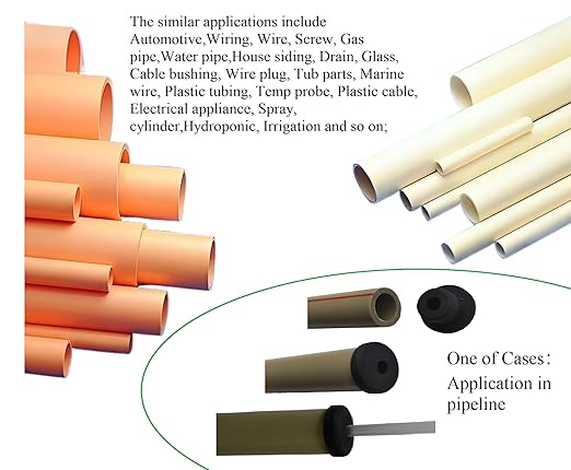 2 pcs 2-1/2" Drill Hole，2-1/16" ID Black Silicone Top hat Rubber Grommets for Wiring，Automotive，Firewall，Hole Plug，Desk，Screw，Water and Gas Pipe，Drain，House Siding，Cable Bushing，Glass，Wire Plug