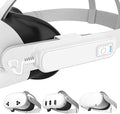 Battery Pack for Meta/Oculus Quest 3S/3/2,5000mAh Battery VR Charger, Extend 2-4 Hours Playtime, Lightweight Fast Charging VR Headset Safe Power Bank for Meta Quest 3S/3/2 Accessories