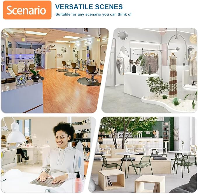 Reception Desk with Counter Modern Checkout Counter with Lockable Drawer Keyboard Tray Receptionist Desk for Office Salon Reception Table Q Right 79inch/200cm