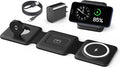 Magnetic Wireless Charger for iPhone: Fodable 3 in 1 Charging Station for Multiple Apple Devices - Travel Charging Pad Dock for Apple Watch iPhone 16 15 14 13 12 Pro Max Plus & Airpod