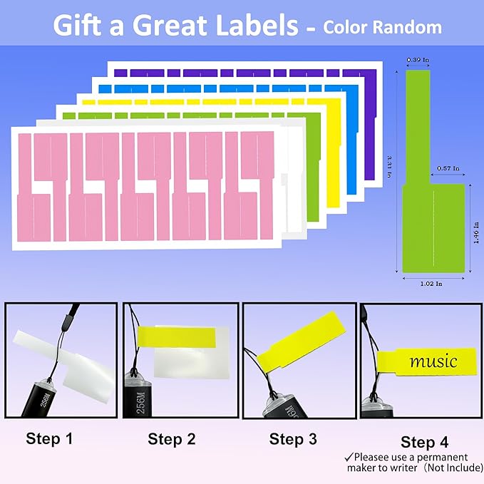 1GB USB Flash Drive 10 Pack Nicepicten USB 2.0 Thumb Drives Metal Jump Zip Drive Memory Stick Pendrive Memoria USB 1 GB with 10PCS Lanyard Label - Mixcolor 10 X 1GB Flash Drives