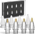 8 Pack for Apple Pencil 2nd Generation Tips,Upgraded Replacement Pencil Nibs for Apple Pencil Tips and Apple Pencil 1st Generation,Accessories Compatible with Apple Pencil 2 Gen iPad Pro Pencil Tips