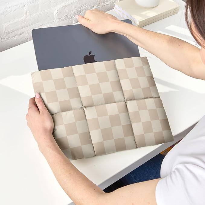 Vandel Puffy Laptop Sleeve Case, 13-14 inch Laptop Sleeve Bag, Waterproof Fabric Laptop Case 13.3 Inch, Compatible with MacBook Air/Pro 13 / Pro 14