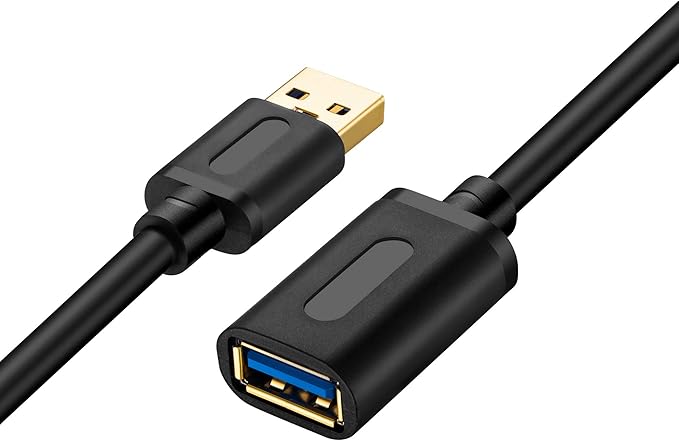 Tan QY USB 3.0 Extension Cable 6Ft, USB 3.0 High Speed Extender Cord Type A Male to A Female for PlayStation, Xbox, USB Flash Drive, Hard Drive, Card Reader,Scanner,Printer,Keyboard(6Ft/1.8M)