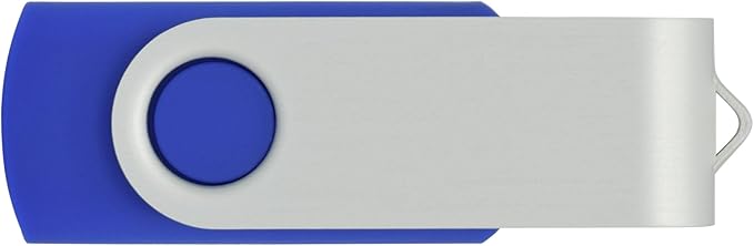VICFüN 10pcs 8GB USB Flash Drive 8G Blue Color USB 2.0 Flash Memory Stick Foldable Thumb Stick