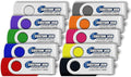 ABLAZE Custom Flash Drive 512MB 100 Pack, Personalized USB Drives Custom USB 2.0 Thumb Drives 100 Pack Memory Stick (Mixcolors)