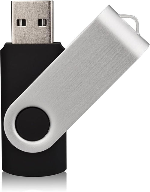 10 Pack USB Flash Drives - 32GB USB 2.0 Memory Stick - Black