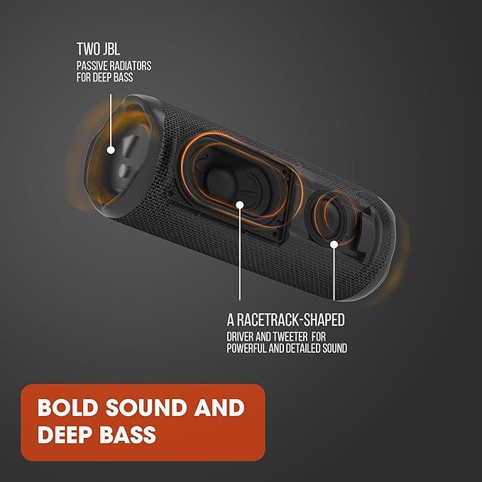 JBL Flip 6 - Portable Bluetooth Speaker, powerful sound and deep bass, IPX7 waterproof, 12 hours of playtime, JBL PartyBoost for multiple speaker pairing for home, outdoor and travel (Green)