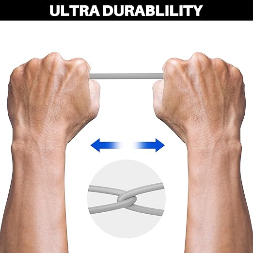 Cat5e Ethernet Cable 125 FT, Long Cat 5e Internet Cable, Grey Snagless Patch Cord, Flexible, Network, LAN, PoE, Standard RJ45 Connector for PC, Server, Router, Modem, TV, PS5 - with 15 Cable Ties