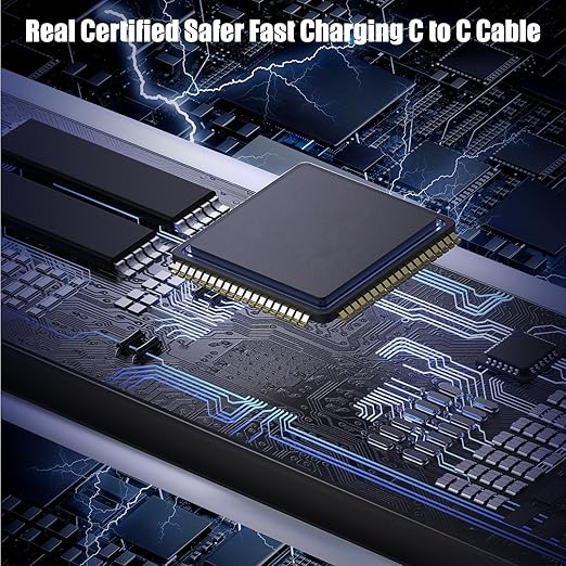 2-Pack Black 10FT 60W USB C to USB C Cable, Type C to Type C Cable,Fast Charging Cable for iPhone 16 15 Pro Plus Pro Max，for Galaxy S24 S23, for iPad Pro/Air, for MacBook Pro/Air and More