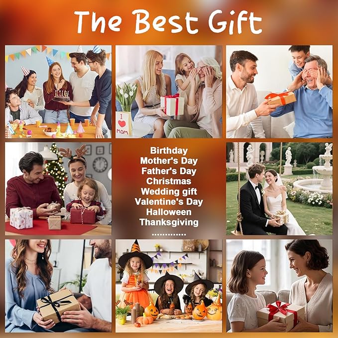 Custom Photo Puzzle – Personalized Jigsaw Puzzle from Your Photos in 200/300/500/1000/1500 Pieces – Custom Puzzle Gift for Families, Pets, Weddings, Anniversaries, Adults and Couples(300-vertical)