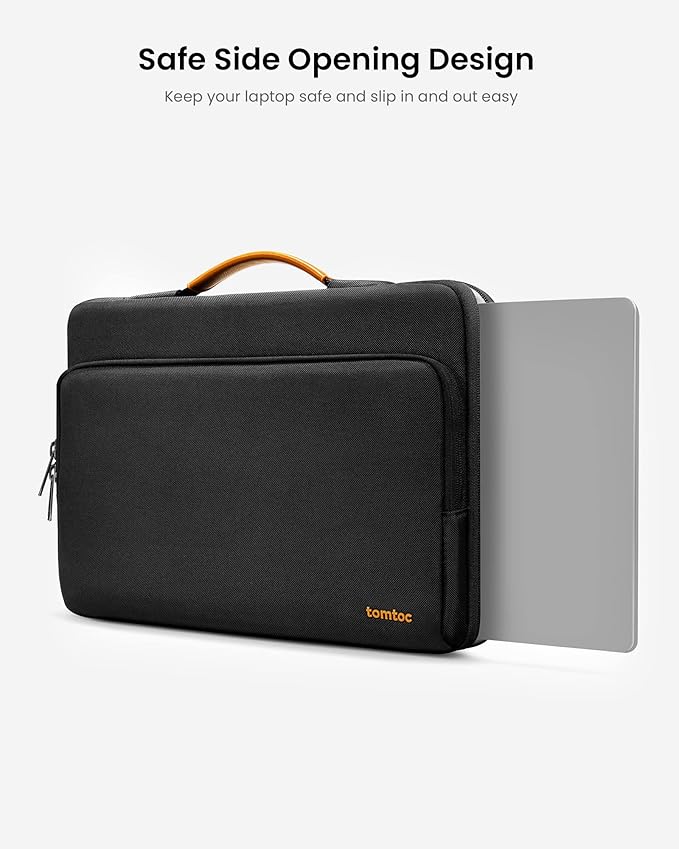 tomtoc 360 Protective Laptop Carrying Bag for The New Razer Blade Pro 17, HP ENVY Laptop 17 Inch, Dell Inspiron 17 3000 Laptop, ASUS ROG ZEPHYRUS S 17.3 Inch, Notebook Bag with Accessory Pocket
