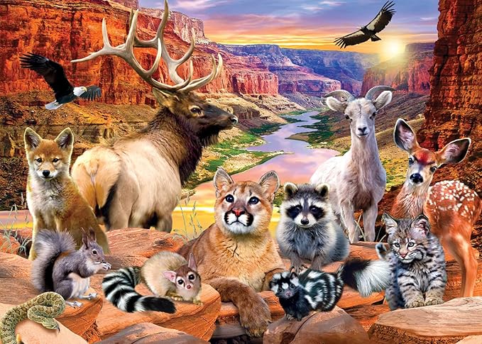 MasterPieces 500 Pieces Jigsaw Puzzle for Adults, Family, Or Youth - Grand Canyon National Park - 15"x21"