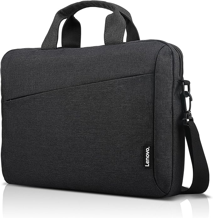 Lenovo 600 Bluetooth Silent Mouse, Blue Optical Sensor, Adjustable DPI, 4 Button, Microsoft Swift Pair, Windows, Chrome, GY50X88832, Gray & Laptop Bag T210, Messenger Shoulder Bag for Laptop or Tablet