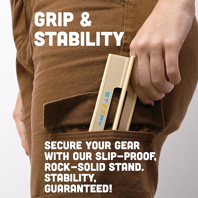 Steepy Adjustable Laptop Stand - 3 Height Computer Stand - Laptop Desk Riser
