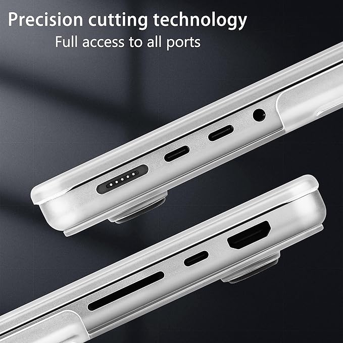 for MacBook Pro 16 inch Case 2021 2022 2023 2024 Release A3186 A3403 M4 A2991 M3 A2780 M2 A2485 M1 Pro/Max, Hard Shell Case with Screen Protector & Keyboard Cover, Swirling Rainbow