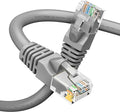 GEARit Cat 6 Ethernet Cable (1-Pack 7 Feet) Cat6 Network Patch, 10Gbps, RJ45, Snagless Cord, Gold-Plated Connectors, Internet for PC, TV, Tablet, Router, Printer, Servers, IT Data Center - Gray