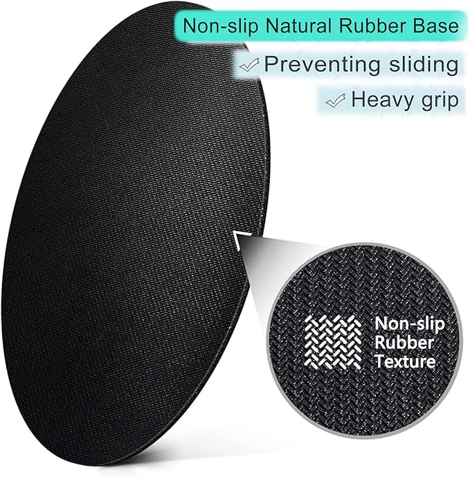 ITNRSIIET Round Mouse Pad with Stitched Edge Premium-Textured Waterproof Non-Slip Rubber Base Desktop Protection Mat Diameter 8.7 inches, Tropical Plants