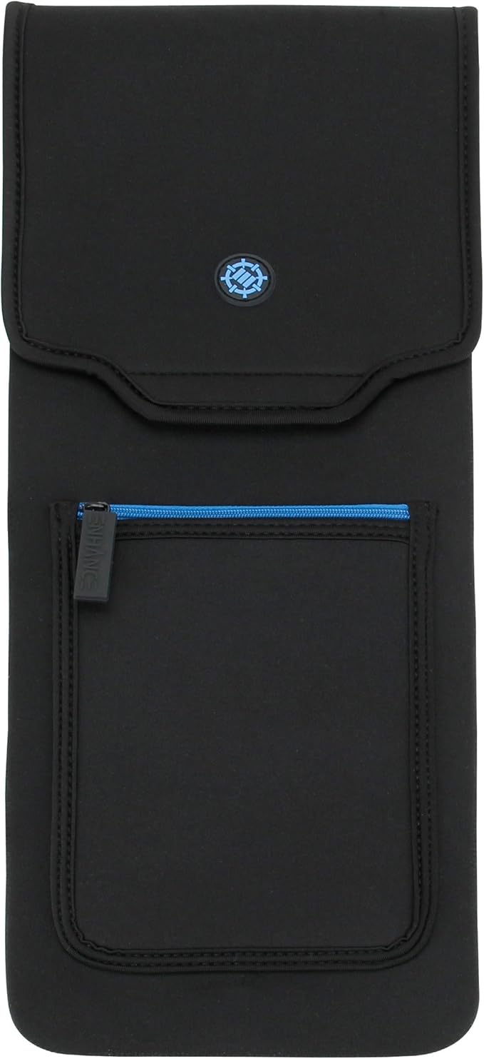 ENHANCE Keyboard Sleeve Travel Case for Full-Size Mechanical and Standard Gaming Keyboards up to 18 Inches with Rugged Neoprene Construction, Zipper Mouse Storage and Cable Storage Pouch