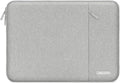 MOSISO Laptop Case 14 inch, 14 inch Laptop Sleeve Compatible with HP Lenovo Dell ASUS Acer, HP Stream, Dell Latitude, Lenovo IdeaPad, Polyester Vertical Computer Sleeve Bag with Pocket, Gray