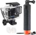 FitStill 45M/148FT Underwater Waterproof Case with Dive Filters Compatible for Go Pro Hero 4K,Monopod Floating Hand Grip Dive for Hero4K 2024 Action Camera Accessory Kit