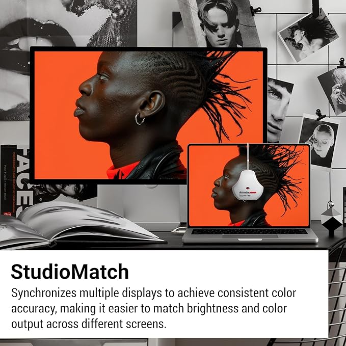 SpyderPro Monitor Calibration Tool: Ensures Accurate Color When Viewing and Editing Photos & Videos