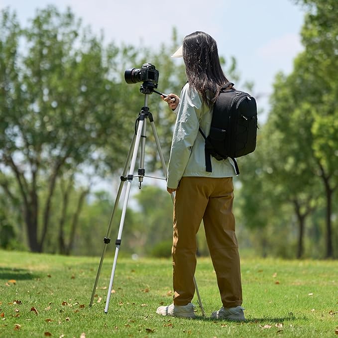 Amazon Basics 60 inch Lightweight Tripod with Bag, Black