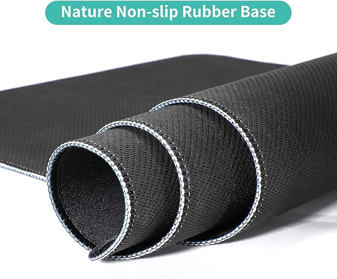 Dynippy Thin Extended Gaming Mouse Pad （31.5 * 11.8 * 0.08 inch） with Stitched Edges Large, Long XXL Keyboard and Mouse pad Desk Mat for Gaming Office & Home - Art 1