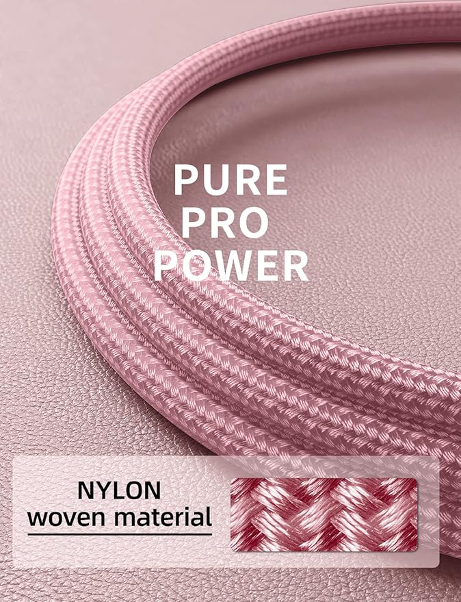 iPhone Charger 6FT 2Pack, Lightning Cable [Apple MFi Certified] iPhone Fast Charging Cord Compatible with iPhone 14/13/12/11 Pro Max/XS MAX/XR/8/7/Plus/6S/6/SE/5S/iPad (Pink)