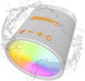Portable Bluetooth Speaker Wireless with 9 Color Lights, 20H Playtime, Stereo Pairing, Deep Bass, IPX6 Waterproof, Bluetooth 5.3, Small Speaker for Home, Party, Outdoor, Camping, Beach, Gift