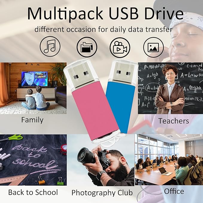 4GB USB Flash Drive 10 Pack Nicepicten USB 2.0 Thumb Drives Metal Jump Zip Drive Memory Stick Pendrive Memoria USB 4 GB with 10PCS Lanyard Label - Mixcolor 10 X 4GB Flash Drives