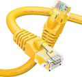 GEARit Cat 6 Ethernet Cable (1-Pack 7 Feet) Cat6 Network Patch, 10Gbps, RJ45, Snagless Cord, Gold-Plated Connectors, Internet for PC, TV, Tablet, Router, Printer, Servers, IT Data Center - Yellow
