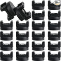 Yookeer Magnetic Zip Tie Mount Base Black Magnetic Cable Clips Wire Holder Multipurpose Cable Ties Management Base Electrical Supplies for Wire