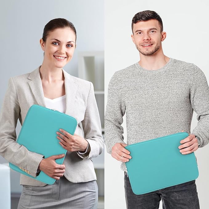 RAINYEAR 11-11.6 Inch Laptop Sleeve Protective Case Soft Lining Carrying Bag Padded Zipper Cover Compatible with 11.6" MacBook Air for 11" Notebook Computer Tablet Chromebook (Blue, Upgraded Version)
