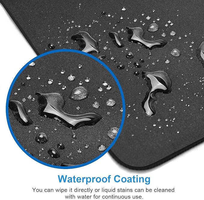Cute Jumping Turtle Animal Mouse Mat, Square Waterproof Non Slip Rubber Base Mouse Pad for Office Laptop, 9.5"x7.9"x0.12" Inch