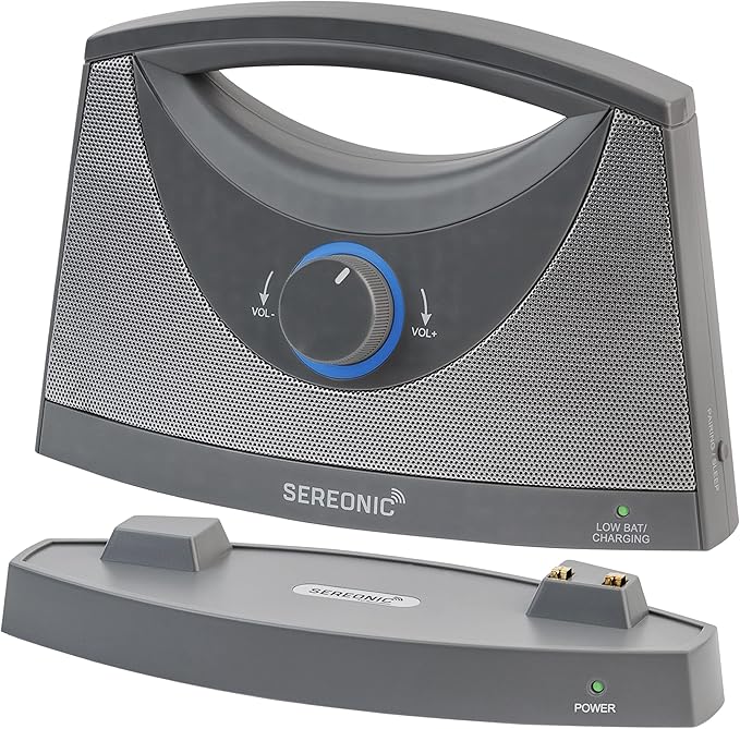 Wireless TV Speakers for Hard of Hearing - Portable, Powerful, and Convenient