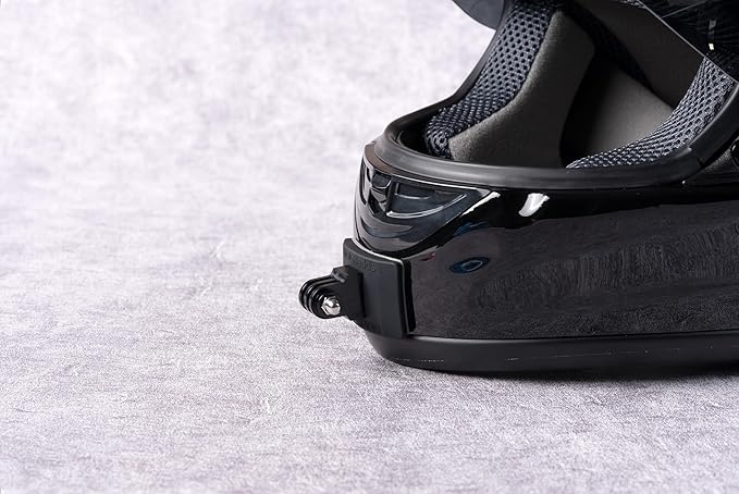 Flex Classic Flexible Adhesive Action Camera Mount for Motorcycle windscreens, MX Visor Peaks, Helmets, fairings, cowls, and More! Compatible with GoPro, Insta360, DJI, Sugru, and More