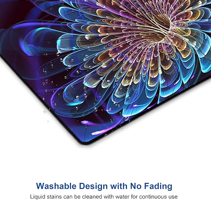 3D Flowers Mouse pad Abstract Art Mouse Pads with Design Personalized Mousepad for Laptop Computer Office Decoration Accessories Gift