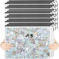 18pcs Mesh Zipper Pouch Puzzle Storage Bags A3 17x12 Inches Large File Bags Black Reusable Zipper Pouches for Organizing, Classroom Board Game Organization